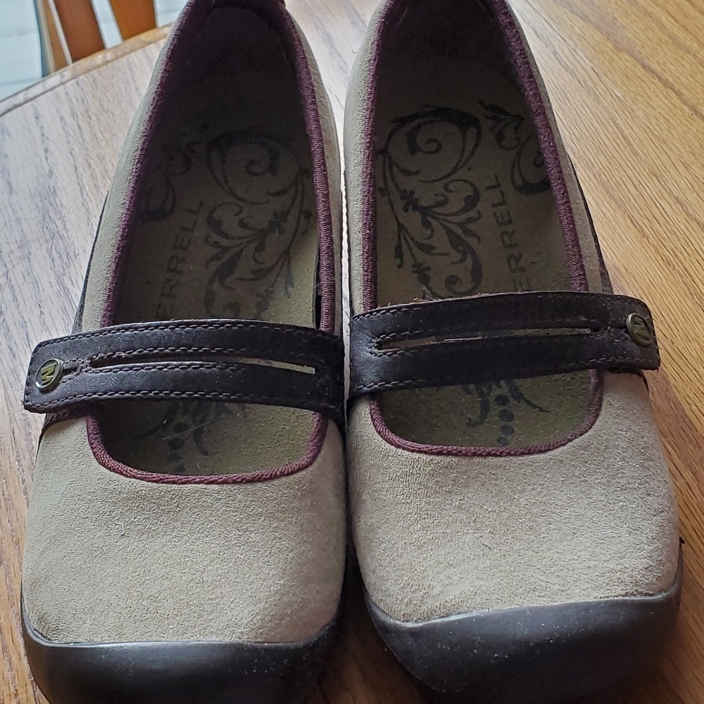 Merrell Suede and Leather Wedge